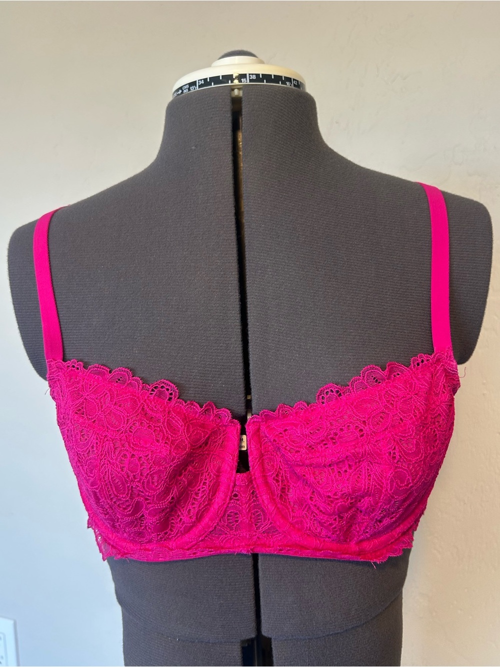 Soma Embraceable Balconette Underwire Floral Lace Bra Pink 36C MPN 1922